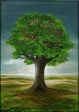 HirnHolzBaum Acryl auf Leinwand; 50 x 70 cm; verkauft